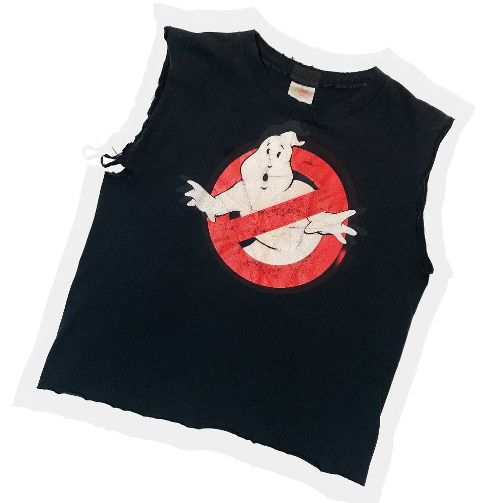 VINTAGE GHOSTBUSTERS CROPPED TANK